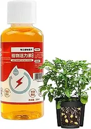 Flowering Plant Fertilizer - Plant Growth Enhancer Supplement | Liquid Root Stimulator, 50ml Liquid Nutrition for Potted Plants, Plant Growth for Fiddle, Garden Fertilizers, Flower Fertilizer