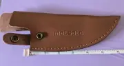 Brown Leather Sheath For Your Fixed-Blade Knife Made To Fit Up To 6-Inch Blade