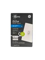 Cync GE 93105376 Switch Single Pole or 3-way Smart White