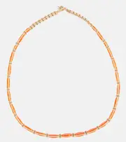 [Isabel Marant] Isabel Marant Embellished necklace One Size orange