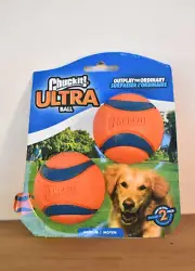 Chuckit! ULTRA BALL Durable Rubber Fetch Floating Dog Toy Fits Launcher