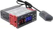 zolyet Digital Display Temperature&Humidi Controller Regulator Thermostat Hygrometer with Integrated Sensor Probe Relay Output 110-220V