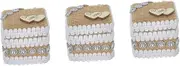 Cabilock Pastoral Style Ring Rings Twine Rope The Ring Wedding Ring Game Ring Decoration Ring Organizer for Jewelry Ring Holder Bearer Ring Bearer Pillow Satin