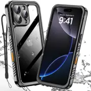 For Apple iPhone 16 Pro Max 15 Case Waterproof Shockproof Cover Screen Protector