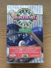 1992 Upper Deck Minor League Baseball Factory Sealed Hobby Box - Derek Jeter RC