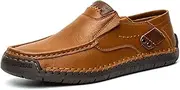 [kvdrcs] Men's Casual Leather Loafers Slip-On Dress Shoes Driving Moccasin Walking Shoes