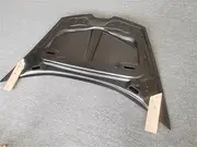 hood vents， Car Hood Compatible For Huracan V Style Dry Carbon Fiber Front Trunk Cover Engine Bonnet Compatible For Huracan EVO LP610 LP580(Double-sided carbon)