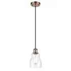 Innovations 394 Ellery 1 Light Mini Pendant, A Copper/Seedy - 516-1P-AC-G394