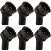 Vacuum Brush Round Dust Brush, 25mm Horse Hair Vacuum Attachment Replacement, for Brand Accepting