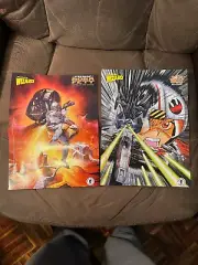 Wizard Mag 2 Sided Poster 10.25" x 14" Star Wars Boba Fett Empire Spawn x 2