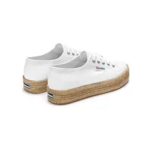 義大利 SUPERGA Classic 2730 厚底增高 草編鞋 帆布鞋 白色 國民小白鞋