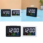 Battery Operated LED Clock Clear Screen Desk Clock Electronic Alarm Clock Home