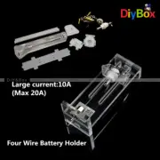 5A self-locking 4-Wire Battery Holder kits Resistance Capacity Tester 18650