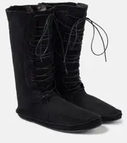 [The Row] The Row Tyler suede lace-up boots AU 4 black