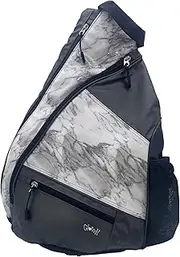 [Glove It] Signature Sling Bag - 19 in x 13 in. Pickle Ball Bag w/Adjustable Strap, Clip-On Shoe Bag Included, Functional Pickleball Bag.