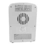 (White UK Plug)Mini Fridge 4L Portable Cooler Warmer Personal Refrigerator