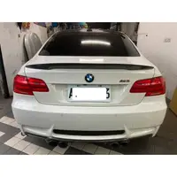 在飛比找蝦皮購物優惠-寶馬 BMW E92 E93 MP款碳纖維尾翼 E92鴨尾 