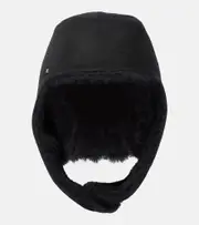 [Max Mara] Max Mara Eridan camel hair hat UK 7 black