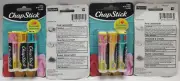 4pk New! CHAPSTICK I Love Summer Collection Lip Balm 3pc