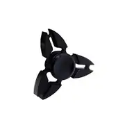 Metal Fidget Hand Spinner - Black Tri-spoke