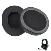 Black Gel Earpads for Razer Blackshark V2 x / Usb Headset - 1 Pair