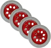 BESPORTBLE 1set Shopping Cart Carry Wheels Replacement Luggage Wheels Replacement Wagon Castor Wheels Wheeled Casters Roues Pour Caster Cart Wheels Storage Trolley Heavy Duty Wheels 4pcs