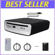 Universal Portable CD Player for Car - Plug & Play with Enhanced Sound Quality