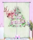 3D Christmas 35 Blockout Photo Curtain Printing Curtains Drapes Fabric Window AU