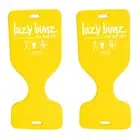 TRC Recreation Lazy Bunz Foam Saddle Swimming Pool Lounger Float, 2 Pack, Yellow