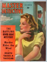 MAG: MASTER DETECTIVE DEC 1941-FN/VF-TORCH MURDER OF THE CHICKEN KING-PULP CR...