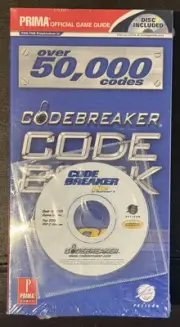 Prima PS2 Codebreaker Code Book Official Game Guide with Disc Lite Included