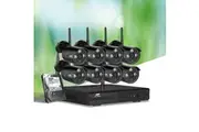 UL-tech Wireless CCTV Security System 8CH NVR 3MP 8 Bullet Cameras 2TB