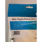 Mini DisplayPort to DVI Adapter - Black Thunderbolt Compatible Male to Female...