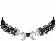 [HAMKVBPR] Choker Necklace Lace Choker Collar Women Neck Strap Necklace Punk Necklace