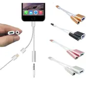 iPhone to 3.5mm Splitter Headphone Audio Adapter Charge Cable for iPhone7 7 Plus