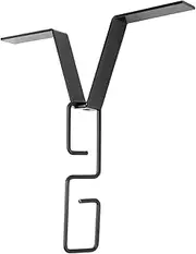 Rain Chain Gutter Clip V Hook Adapter, Premium Iron, Installation Easy, Universal Fit, Adjustable, Water Diverter Accessories