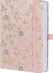 TIEFOSSI Dotted Journal Notebook for Women Men, A5 Journals for Writing, 160gsm 190 Pages Thick Paper, Perfect for Office & Home School Supplies, 8.4 X 5.8 In