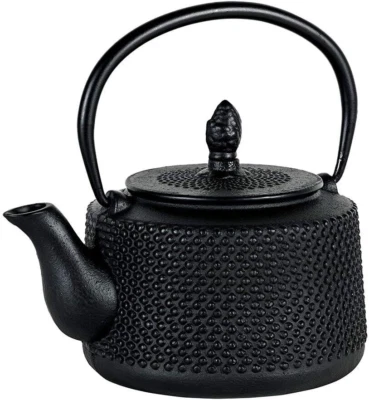 Avanti Emperor Hobnail Cast Iron Teapot, Black, 750 Ml