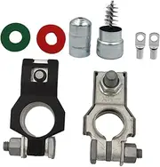 Alipis 1Set Quick Release Battery Terminal Clamps for Positive Negative Connectors with Insulation Pads Battery Brush Wire Terminals Durable Auto Battery Ends for Easy