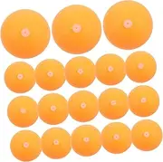BELLIFFY 50pcs Table Tennis Balls with Silicone Plugs for Enhanced Training Durable Home Table Tennis Trainer Balls for Skill Refinement and Extended Use