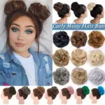 Curly Messy Hair Bun Piece Updo Scrunchie Fake Natural Bobble Hair Extensions GD