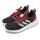 adidas 童鞋 ActiveFlex BOA 3.0 K 中大童 小朋友 黑 紅 運動鞋 快速綁帶 HP2501