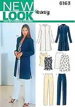 Newlook 6163 Misses' Jacket Pants Tops and Skirts Sportswear Set Sewing Pattern, Size 8-10-12-14-16-18
