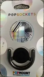 PopSockets PopMount: Multi-Surface Mount - PopSockets PopGrip - Black NEW !!!