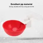 10 Set Chicken Drinking Cup Automatic Water Drinker Big Red Plastic Bowl