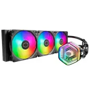 MasterLiquid Atmos 360 Black CPU Liquid Cooler - AIO Water Cooling System, Du...