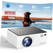 Mini Projector with Android TV 11.0, Smart Projector with Wifi and Bluetooth
