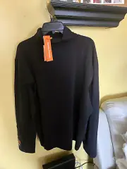 HERON PRESTON ROLL NECK CTNMB LS BLACK XL BRAND NEW WITH TAGS