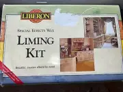 Liberon Liming Kit Special Effects Wax Black Bison Paste Wax Full Kit NEW