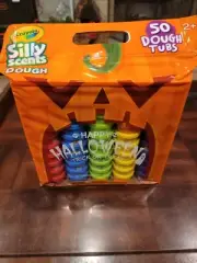 Crayola Silly Scents Dough Tubs Halloween Pack, 1oz 50 Count Playdoh Kids